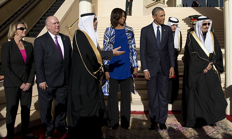 Michelle Obama Dishonour Saudi Culture