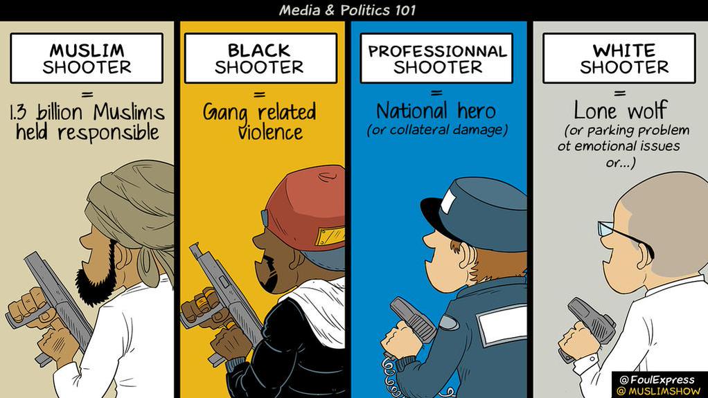 Distribution of Shooters by Media