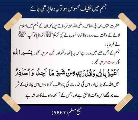 Pray for Relief from Pain in the Body