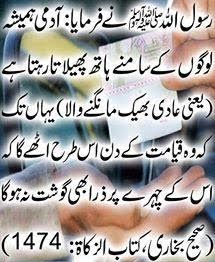 What Islam tell about beggars