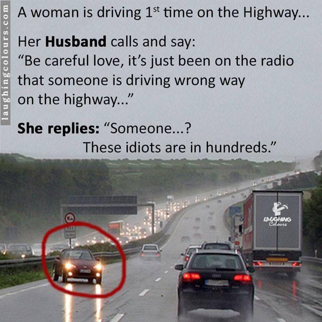 The Justified Stupidity of a woman - Joke