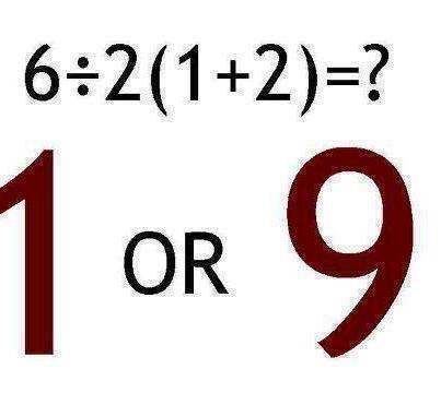 What should be the answer? 1 or 9