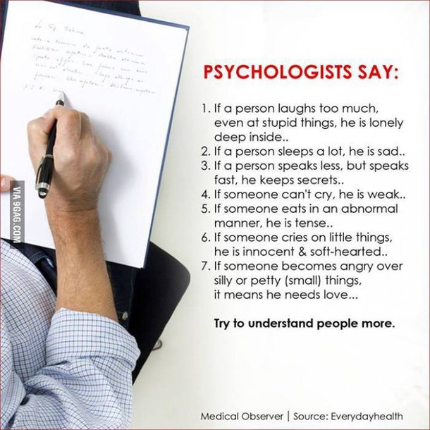 What Psychologists Say about different Behaviors