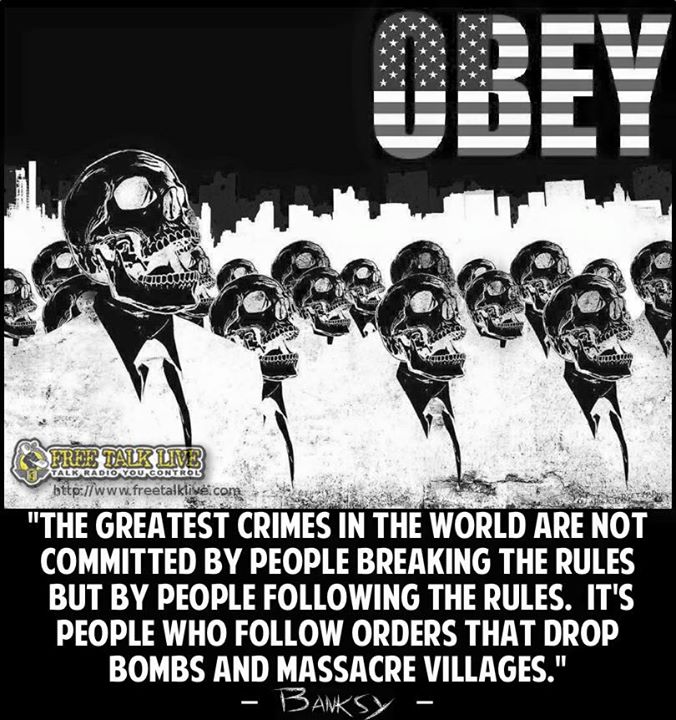The greatest crimes in the world - Banksy