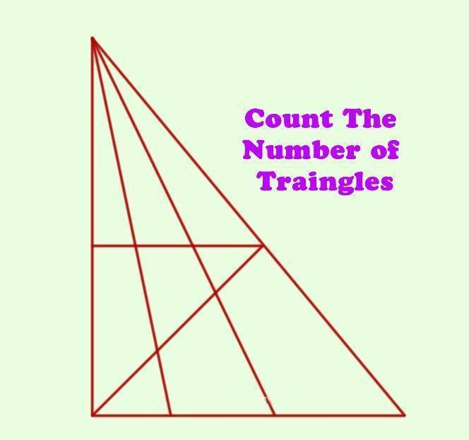 How many triangles you can see