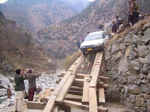 Wooden Bridge in Muzaffar Khan Garhi, KPK