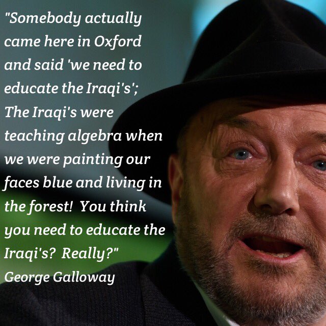 Iraq and the Education - George Galloway