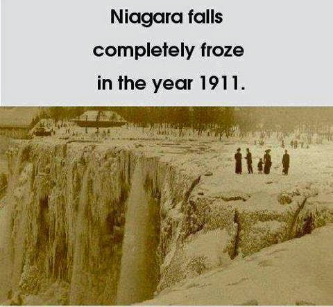 Niagara Falls Frozen in 1911