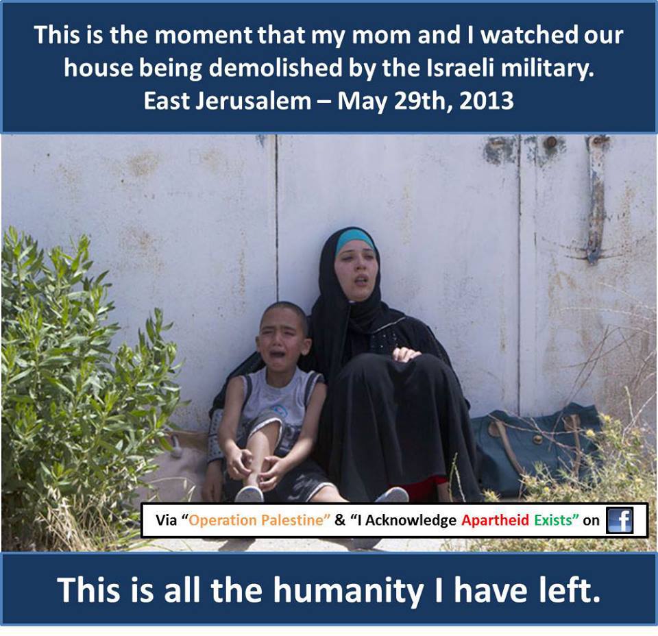 Israel military demolish Muslims homes
