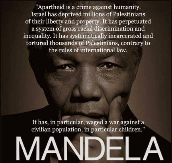 Mandela for Palestine and Israel