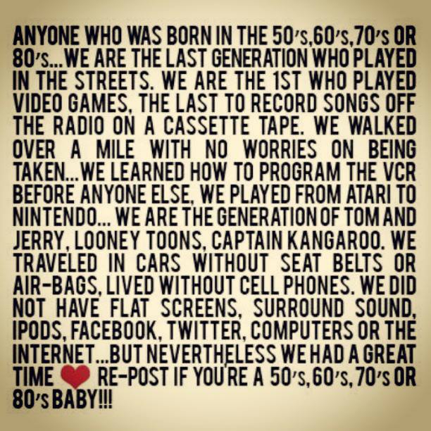 Anyone Born Between 1950 and 1990