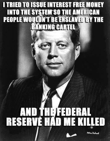 #President #Kennedy #banking #killed #interest #money