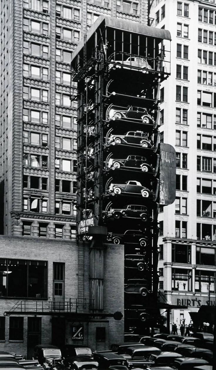 Car Parking Machine in 1938