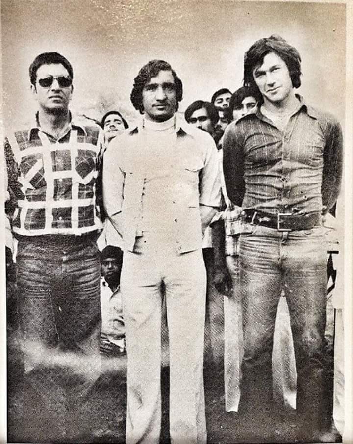Majid Khan, late Abdul Qadir and Imrån Khan