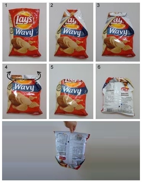How to Close snacks bag without Clip or clamp for freshness