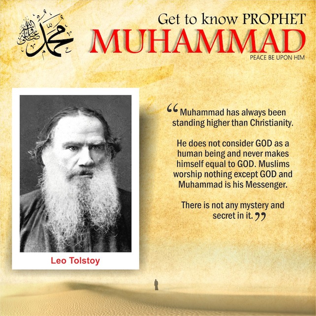 Leo Tolstoy about Prophet Muhammad ﷺ