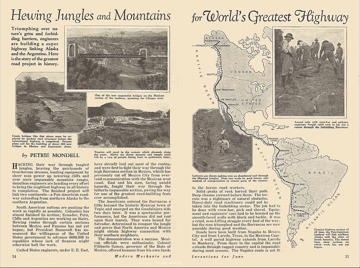 World's Greatest Highway plan in 1934