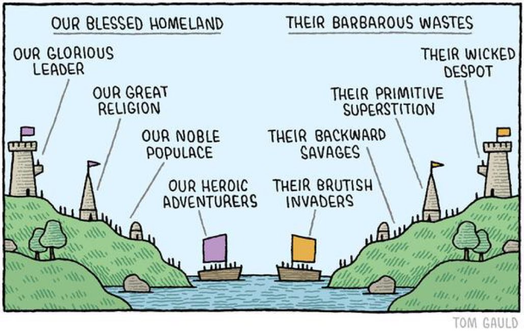 Our vs Their: Biased Mentality of Comparison
