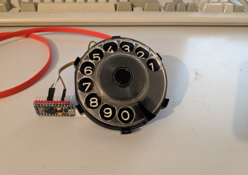 Telephone Dialer as Numeric Keypad
