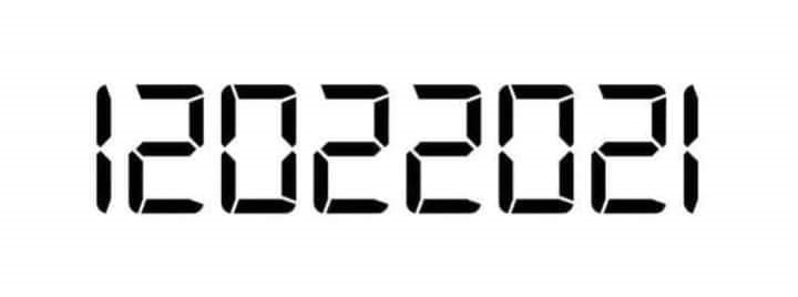 12022021 is Palindrome as well as Ambigram date!