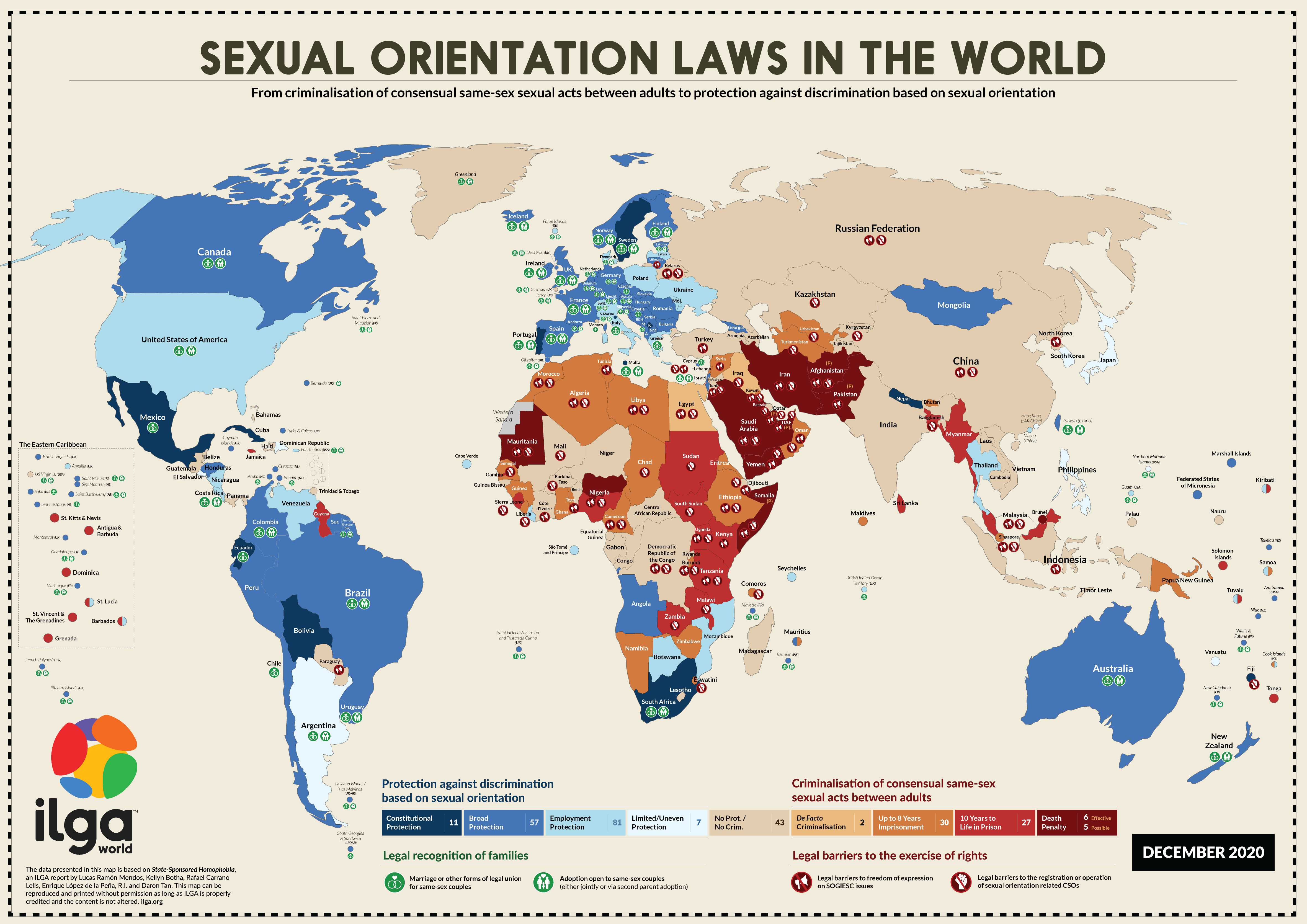 LGBT Laws on the World Map