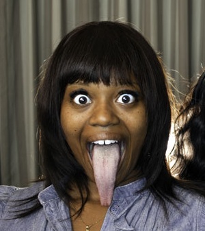World Longest Tongue 975 cm (Chanel Tapper, Female)