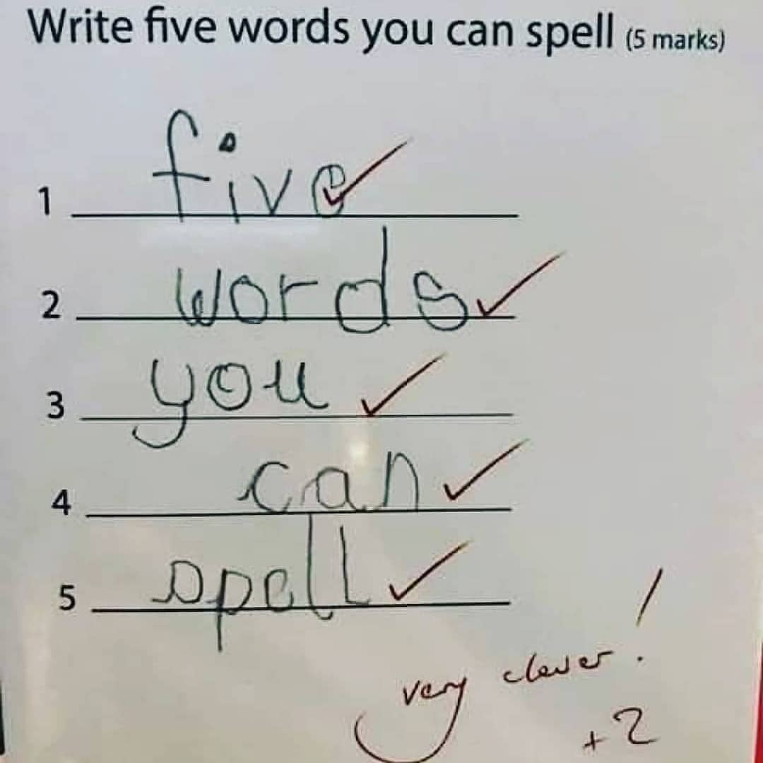 Elementary School Student Finds his Answer from the Question