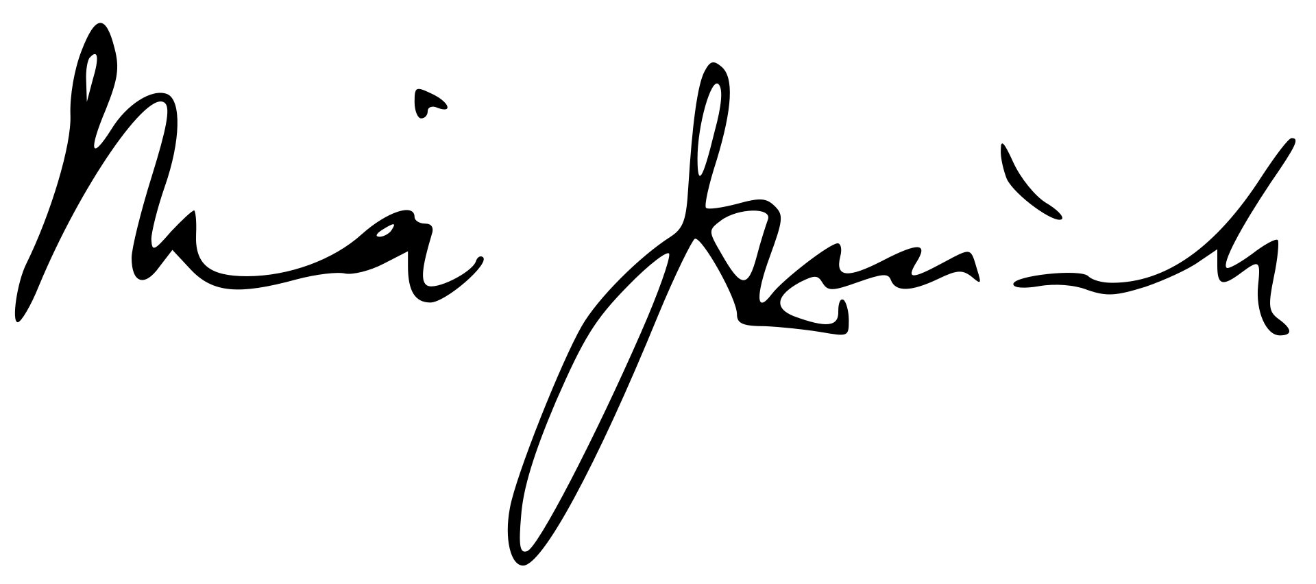 Signatures of Quaid-e-Azam Muhammad Ali Jinnah