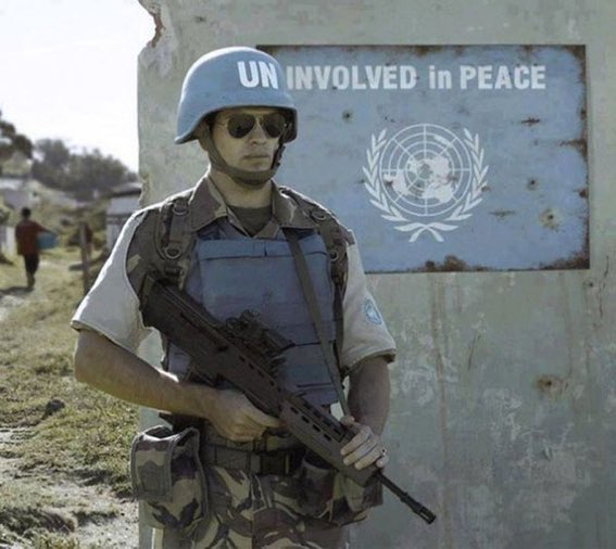 Truth revealed about United Nations in a picture