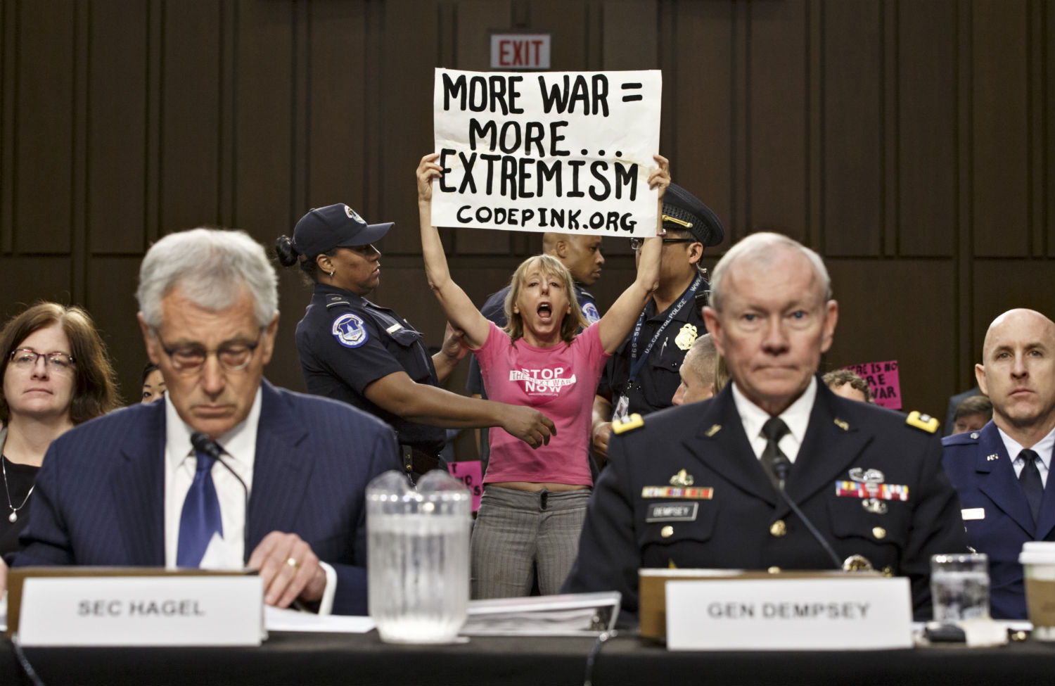 More War Supports More Exteremism - Anti-War Protesters