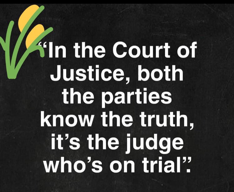 The trial in court of justice