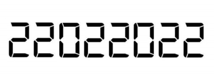 22022022 is Palindrome as well as Ambigram date!